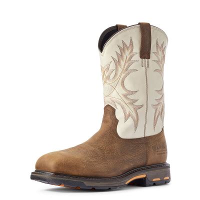 Ariat WorkHog - Werkschoenen Bruin / Wit Heren - 25235-991